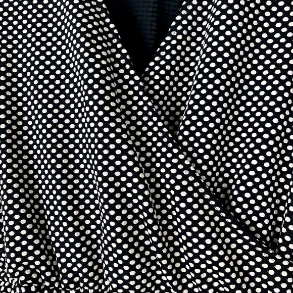 41Hawthorn Polka Dot Dress Size S NWT StitchFix V-Neck Fit & Flare Retro Mini - Picture 2 of 5